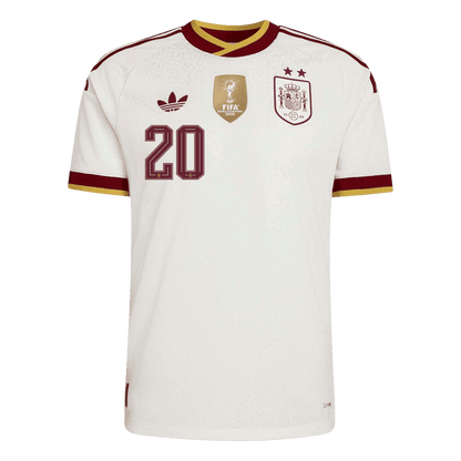 [Champion Edition] Spanien Udebanetrøje VM 2026 – PEDRI #20 [Spillerversion]