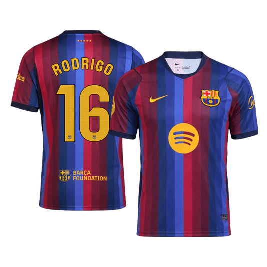 Barcelona Hjemmebanetrøje 2026/27 – RODRIGO #16