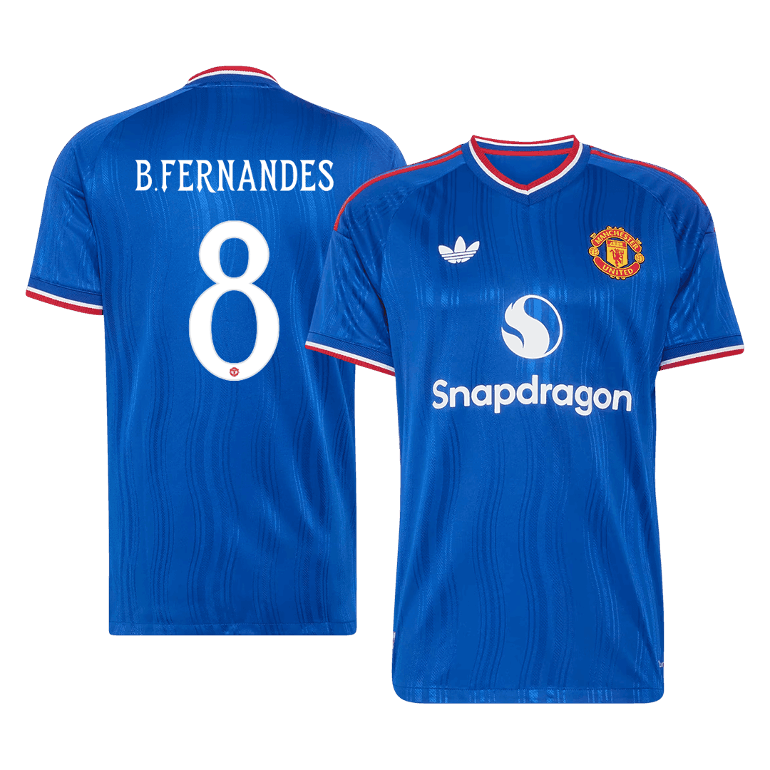 Manchester United Udebanetrøje 2026/27 – B. FERNANDES #8 – UCL [Spillerversion]