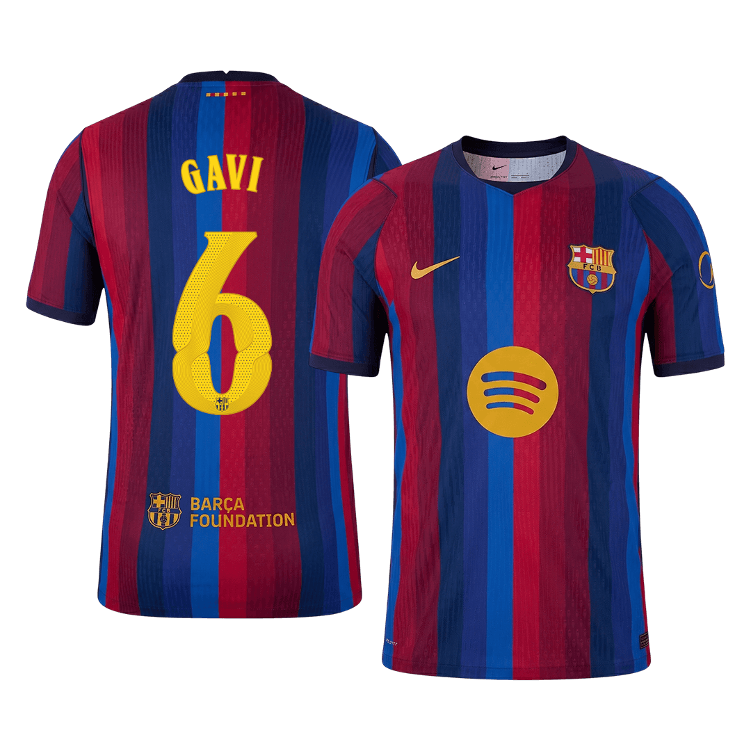 Barcelona Hjemmebanetrøje 2026/27 – GAVI #6 – UCL [Spillerversion]