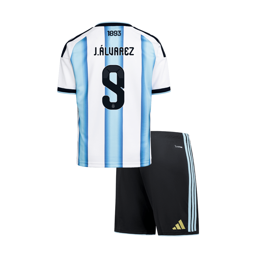 Argentina World Cup Hjemmesæt Børn 2026 J.ÁLVAREZ [PREMIUM]