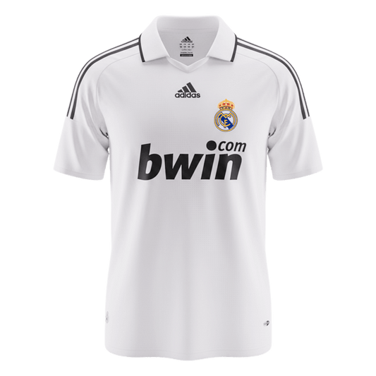 Real Madrid Retro Hjemmebanetrøje 2008/09 – Billede 8