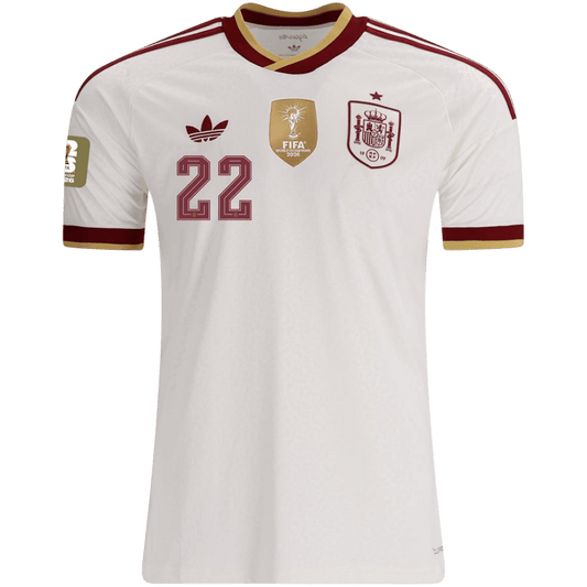 [Champion Edition] Spanien Udebanetrøje VM 2026 – CUBARSÍ #22