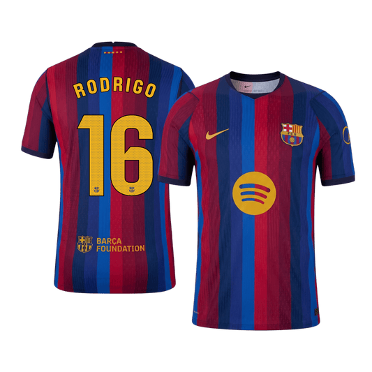 Barcelona Hjemmebanetrøje 2026/27 – RODRIGO #16 [Spillerversion]