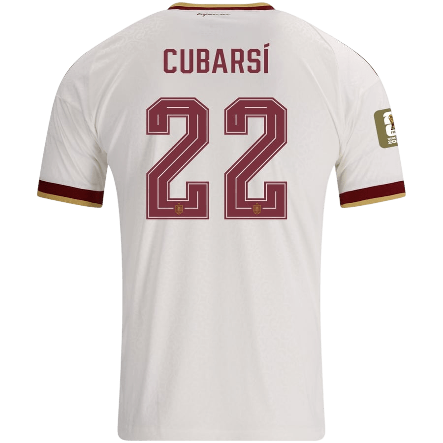 [Champion Edition] Spanien Udebanetrøje VM 2026 – CUBARSÍ #22