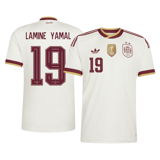 [Champion Edition] Spanien Udebanetrøje VM 2026 – LAMINE YAMAL #19
