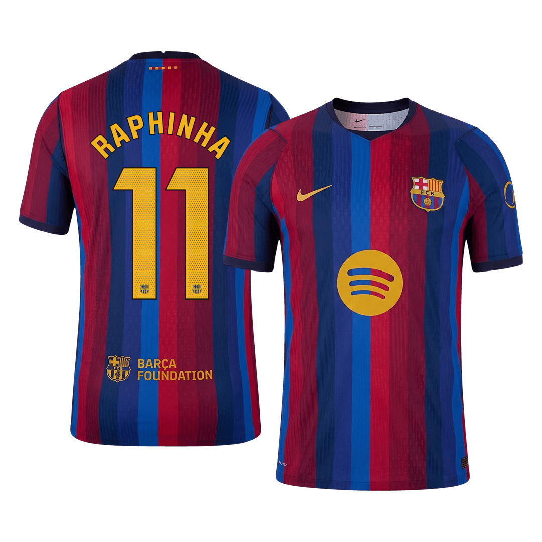 Barcelona Hjemmebanetrøje 2026/27 – RAPHINHA #11 [Spillerversion]